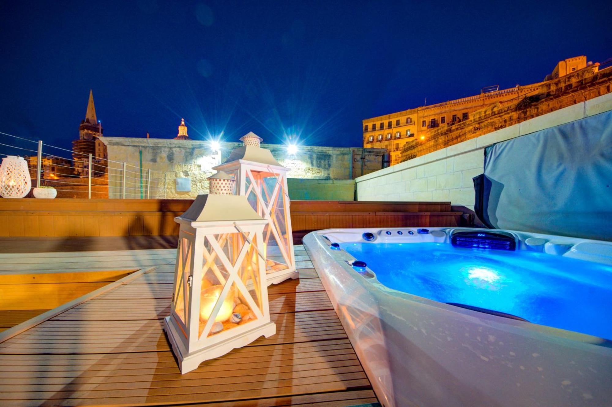 Valletta Waterfront Villa With Pool And Jacuzzi Buitenkant foto