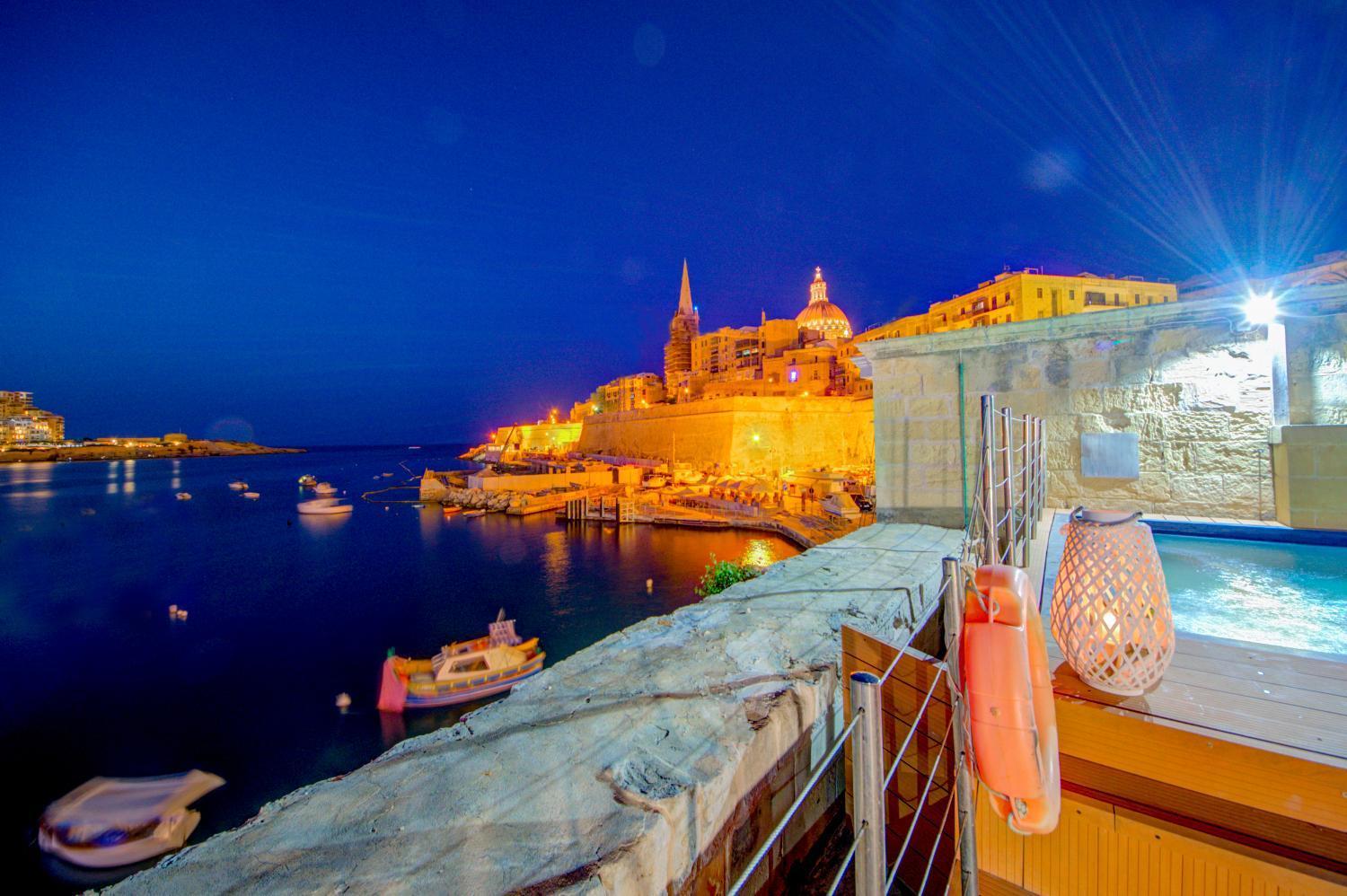 Valletta Waterfront Villa With Pool And Jacuzzi Buitenkant foto